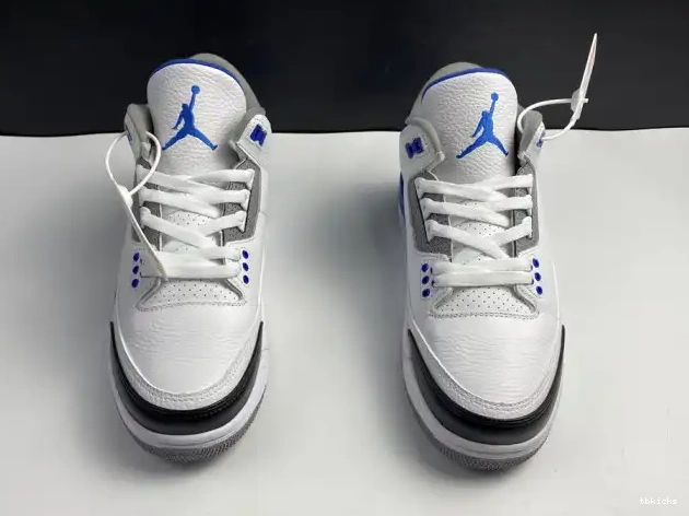 Reps TB CT8532-040 Blue White Jordan 3 Air Retro 0428